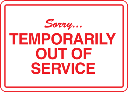 out of service